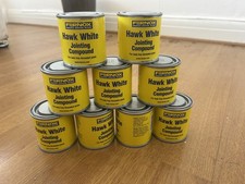 (9) 400g FernoxJointing Compound Hawk White for Leak Prevention Water Resistant 