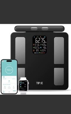 TIPRE Body Composition Smart Scale Bluetooth App Sync Multi-User Support