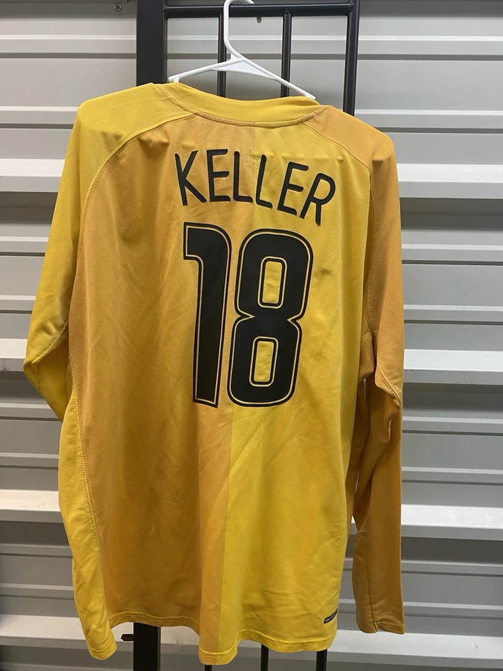 Camiseta de fútbol Nike EE. UU. para hombre 2XL portero amarilla Copa Mundial manga larga Dri-Fit Foto 2 de 2