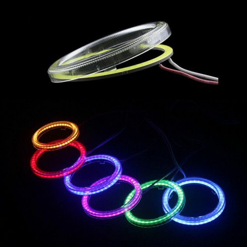 2PCS 60/70/80/90/100/110/120mm Car COB LED Angel Eyes Halo Ring Fog Light Bulb - Picture 4 of 21