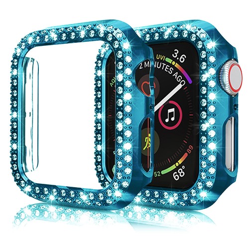 For Apple Watch 1234567 Face Case Cover 38/40/42/44/mm Bling Crystal Rhinestone - 第 75/75 張圖片