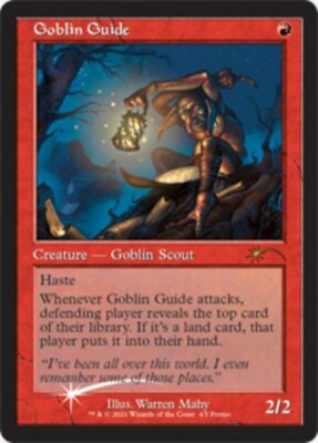 Goblin Guide - Foil - Love Your LGS 2021 Promo x1 - Unique & Misc Promos - NM-Mi
