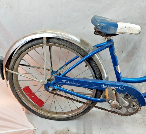 1968 Schwinn Hollywood 20" Kinderfahrrad SS einzelne Schutzbleche blau Stahl hergestellt in den USA/Versand - Bild 4 von 24