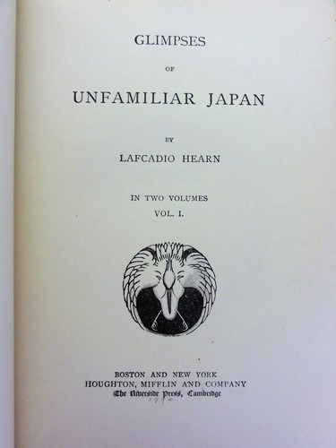 Glimpses of Unfamiliar Japan by Lafcadio Hearn - 2 Vols - 1894 - First Edition - Imagen 4 de 11