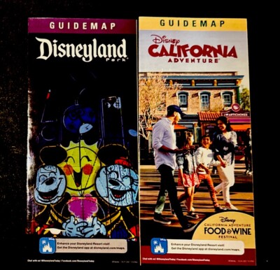 2ct MAPS Disneyland & California Adventure Park Guide Map (Plan Your Trip)