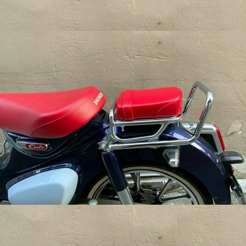 Rear Handle Classic Chrome Plated Steel For Honda Super Cub C125 2018-2022 - Picture 2 of 6