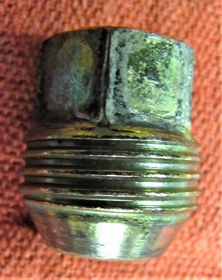 GM Metric Lug Nuts w Exterior Screw Threads Silver or Gold Finished - Used Cond.