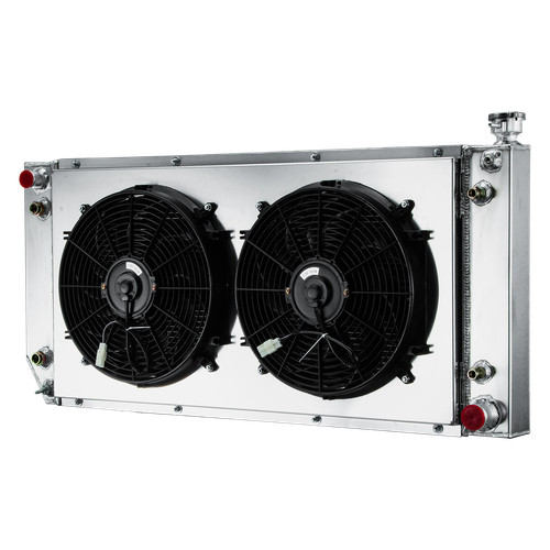 Ventilador de cubierta de radiador CU1520 17 1/4"" H 3 filas para 88-00 Chevy C/K 1500 2500 3500 - Imagen 4 de 11