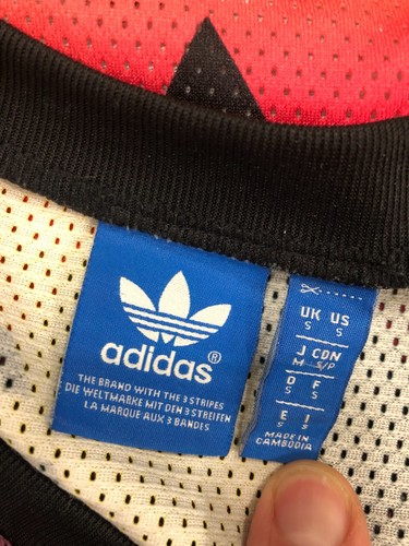 ADIDAS WOMEN'S ORIGINALS SOCCURF VEST MULTI-COLOURED TANK TOP SMALL - Picture 7 of 14