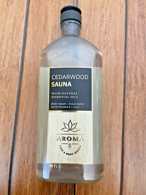 ALL NEW Cedarwood Sauna 10 oz Aromatherapy Foam Body Wash Bath & Body Works