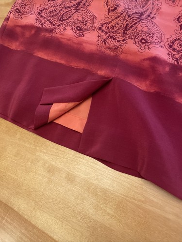 100% Silk Jones New York Dresses size 10 Orange New NWT - Picture 9 of 16