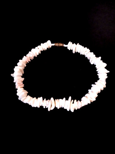Vintage Ivory Puka Shell Anklet /Ankle Bracelet 9.5 in