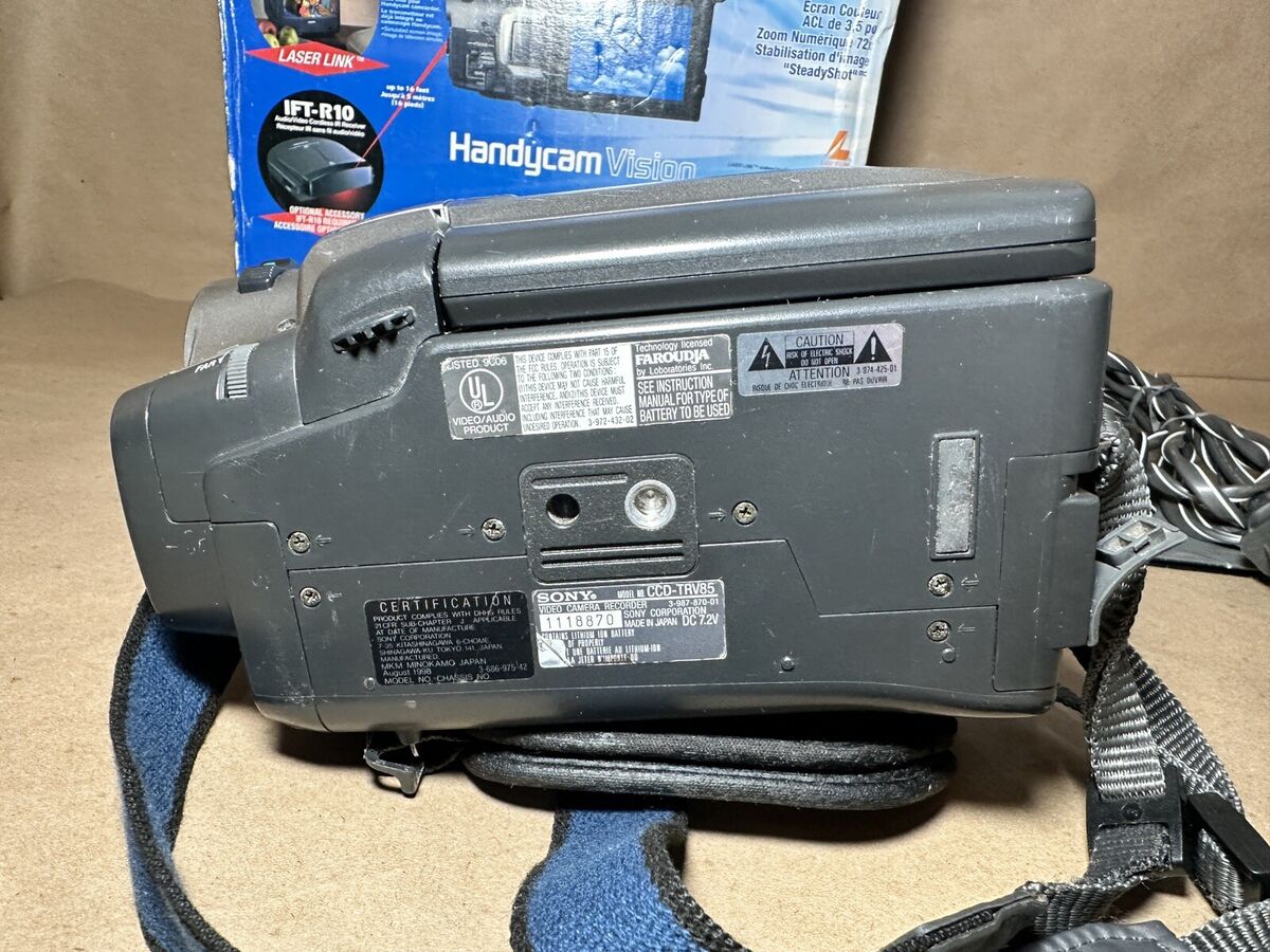 Sony Handycam Hi8 8mm Video Camcorder CCD-TRV85 w/ Box Sony Handycam Hi8 8mm Video Camcorder CCD-TRV85 w/ Box
