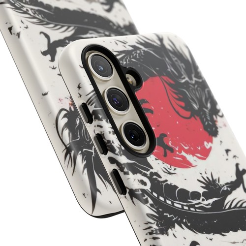 Artistic Phone Case, Samurai Dragon Design, Gaming Gift, Anime Lover Accessory - 第 181/257 張圖片