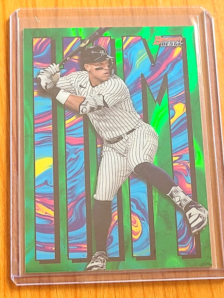 2023 Bowman's Best Aaron Judge HIM Chrome Lava Wave Refractor /10 MVP CaseHit - Image 2 of 3