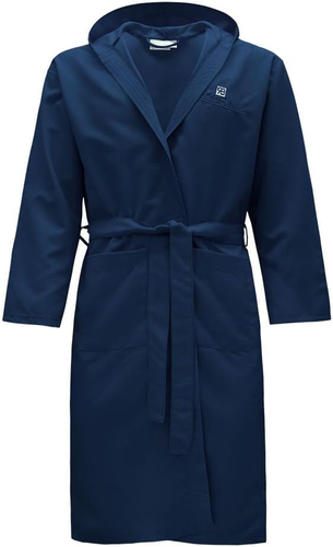 Accappatoio Microfibra Uomo Donna Unisex Con Cappuccio Limited Edition - Foto 7 di 12