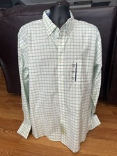 Mens Classic Fit Oxford Shirt Chaps NWT 18-18.5 36/37 Wrinkle Free Gorgeous 2XL