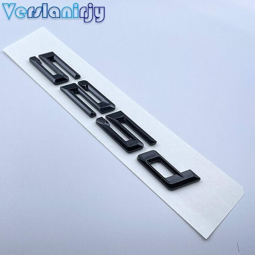 Rear Letter Trunk Badge Emblem 525d Sticker For New E60 F10 5 SERIES Gloss Black - Picture 5 of 6