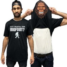 You Wanna See Bigfoot Funny Flip Shirt - Sasquatch T-Shirt