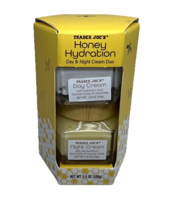 Trader Joe's Honey Hydration Day & Night Cream Duo Hyaluronic Acid