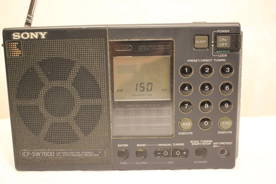 RADIO SONY ICF-SW7600 FM SW MW LW ESTÉREO PLL RECEPTOR TAMAÑO SOLEADO REPUESTO Y REPARACIÓN Foto 4 de 4