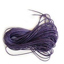 Bead Stringing Cord Purple Heavy Weight 1mm 0.04" 10 yd pk. Made in USA