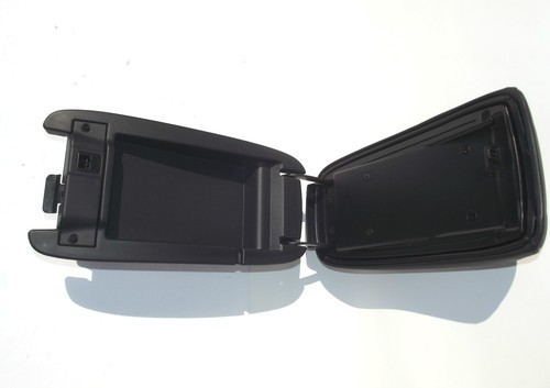 2000-04 Infiniti I30 I35 Pop Up Center Console Cover Black Leather nice used OEM - Picture 11 of 12