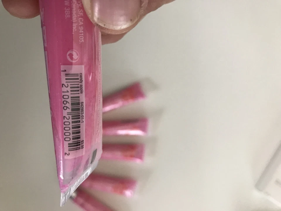 Brillo de labios Old Navy Candy Apple ~ Lote de 6 ~ 0,47 oz cada uno (sellado) Foto 2 de 3