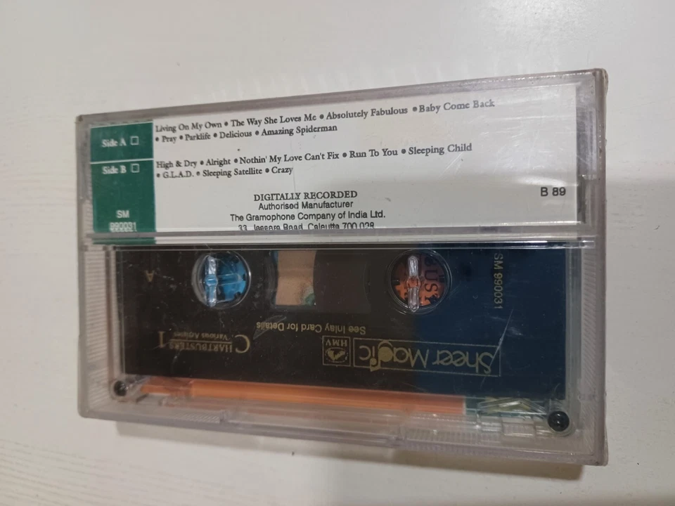 Chartbuster sheer magic HMV Queen Radiohead RARE Cassette tape INDIA sealed 1996 - Image 2 of 3