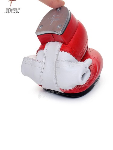 Mujeres Hombres Cuero de Vaca Cuero Genuino Zapatos de Baile Tap Suela Suave Lo último Zapatos de Baile - Imagen 4 de 30