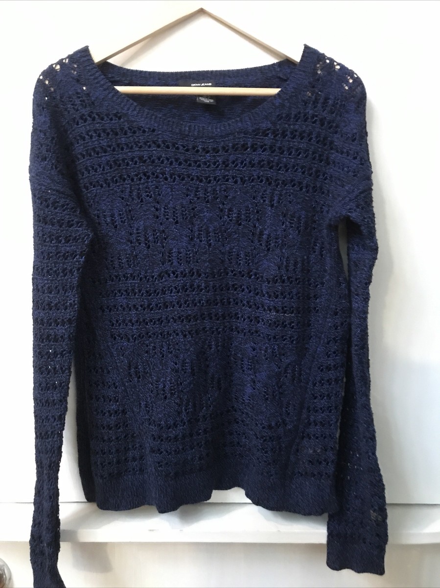 トップス DNKY jeans archive vintege knit Vintage 90's Archive DKNY Jeans Red Ribbed Sweater (M