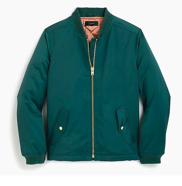 J crew bomber best sale jacket with side zips