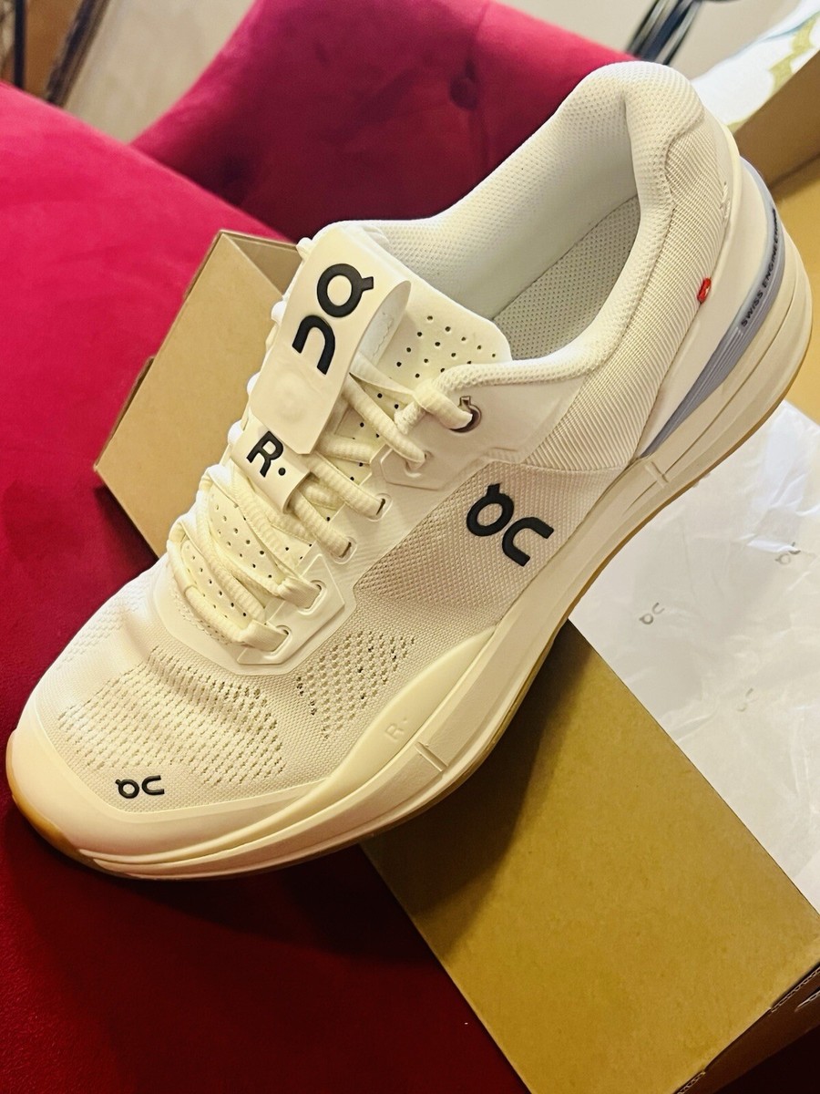 Men's On THE ROGER Pro Tennis Shoes Ivory Chambray 48.97696 Fast