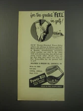 1956 Power-Bilt Master-Matched Golf Clubs Ad - For the greatest feel in golf
