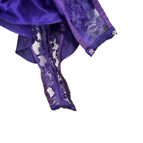 Victoria's Secret Vintage Purple Lace Teddy Lingerie Size Large - Picture 3 of 5