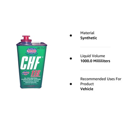 BMW Power Steering Hydraulic System Fluid - CHF 11s Synthetic Oil 