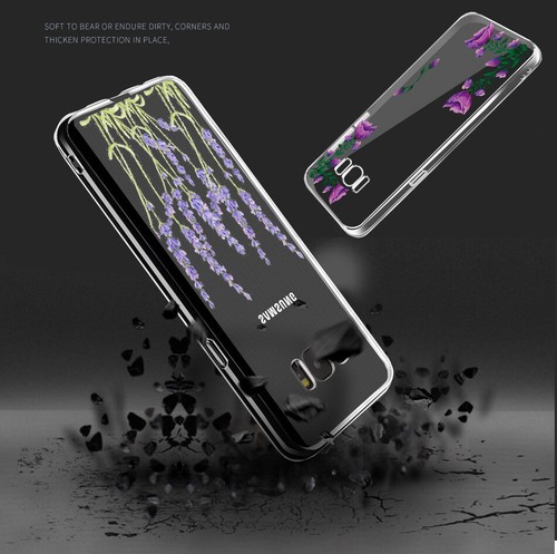 Pattern Flora Back Case for Samsung S24 S23 S22 S21 S20 Ultra Plus S20FE S21FE - Picture 4 of 14