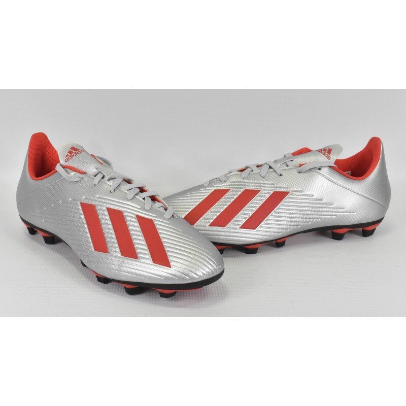 Adidas Mens X 19.4 FxG Soccer Cleats F35379 Silver Metallic