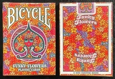 Bicycle Funky Flowers (Yasuyuki Honne, Japan) playing cards