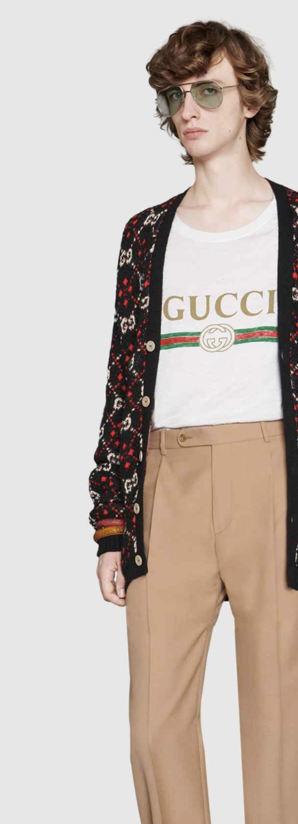 Gucci 1980 Printed Shirt T-shirt WHITE Washed size XL Gucci 1980 Printed Shirt T-shirt WHITE Washed size XL
