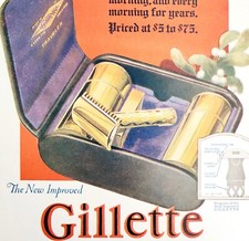1924 Gillette Shaving Safety Razor Advertisement Hygiene Hair Care DWNN15