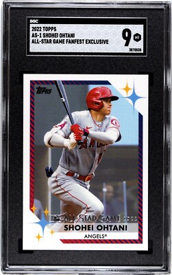 2022 Topps All-Star Game Fanfest Exclusive Shohei Ohtani AS-1 Graded ...