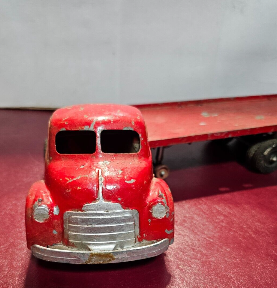 Hubley Flatbed Logging Lumber Stake Truck Semi Tractor Trailer MISSING