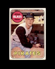 Steve Blass Signed 1969 Topps Pittsburgh Pirates Autograph