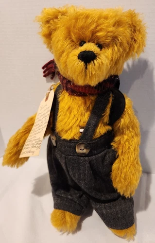 "Lincoln" Handmade Mohair Teddy Bear - Late Night Paws Bears