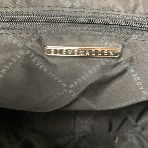 Steve Madden Black white BWEBBER PEBBLE Satchel Crossbody Bag & coin purse NWT - Picture 13 of 16