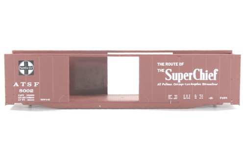 HO Branchline Trains Santa Fe 50 ft Dbl SD SD Box Car #8002 "Super Chief" MTL Whl | Zustand: New