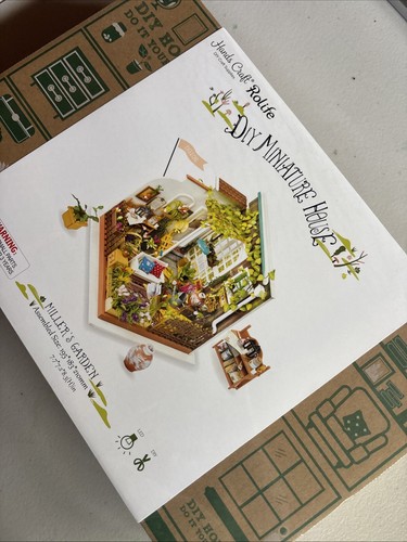 Hands Craft DIY 3D MILLER'S GARDEN DIY Miniature House Kit DG108 - Picture 2 of 3