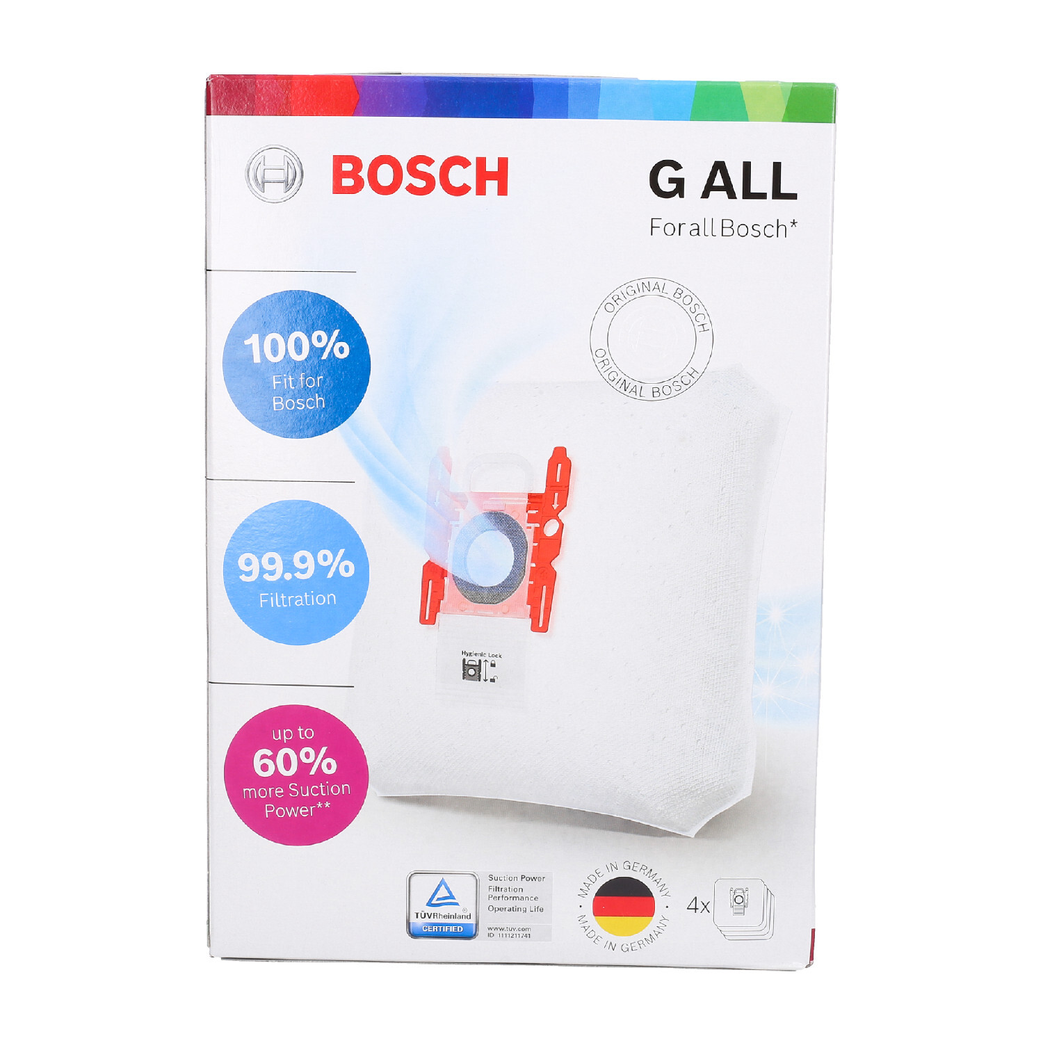 4x Dust Bag For ALL Original Bosh Vacuum Cleaner Bag Hoover High
