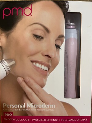 PMD Personal Microderm Pro At-Home Microdermabrasion Device - Blush NIB***